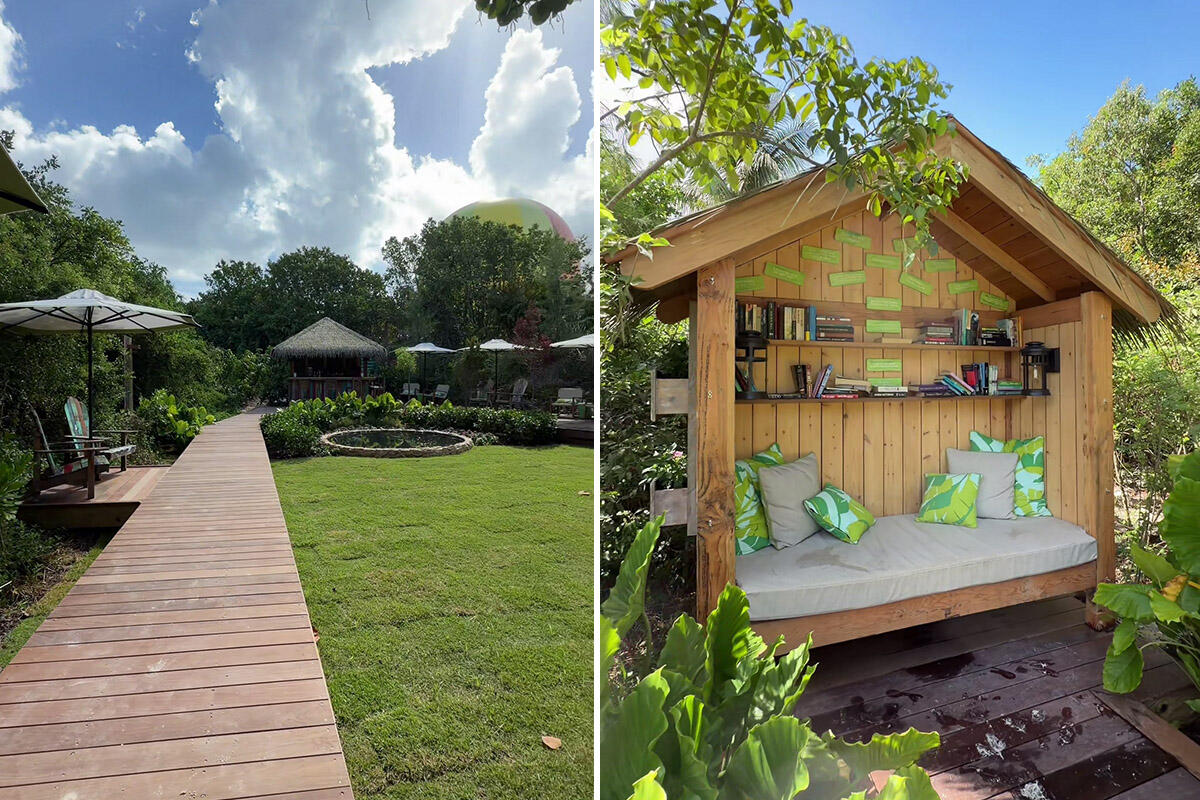 Royal Caribbean opened a secret garden bar at Perfect Day at CocoCay