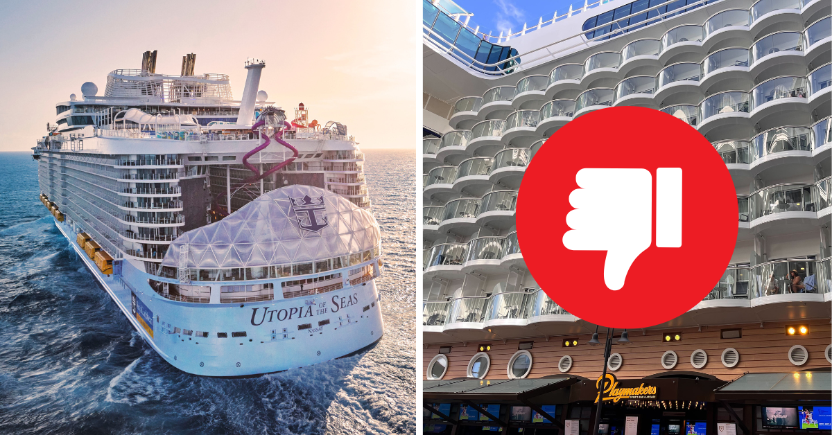 Utopia of the Seas cabins to keep away from