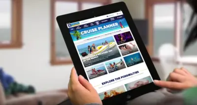Cruise Planner on an iPad