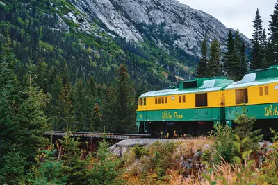 Skagway white pass train