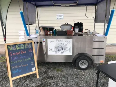 Fresh Fish cart in Sitka