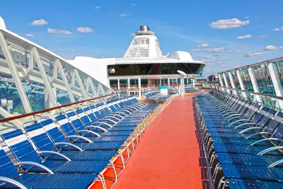 Empty Pool chairs