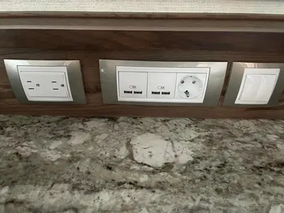 USB plugs in cabin