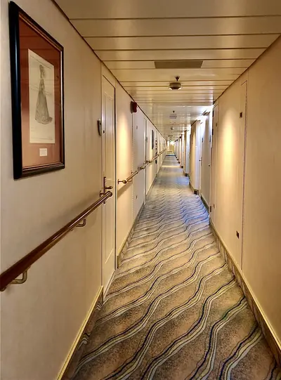 Grandeur of the Seas hallway