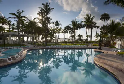 Hotel pool, Miami Beach, Miami, Florida
