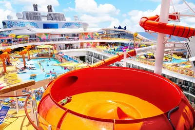 Perfect Storm waterslides on Wonder of the Seas