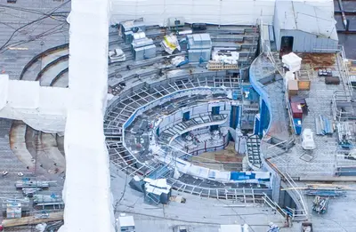 Icon of the Seas construction aerial photo from September 2022