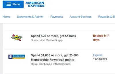 Amex Offers