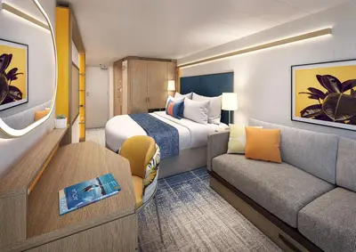 Inside cabin on Icon of the Seas