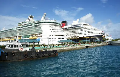 Disney and Royal Caribbean in Nassau