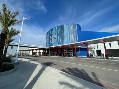 Galveston terminal entrance area