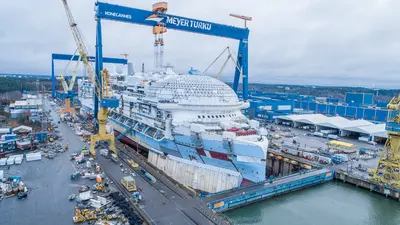 Icon of the Seas October 2022 construction update