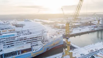 Icon of the Seas float out December 2022