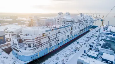 Icon of the Seas float out December 2022