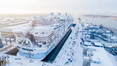 Icon of the Seas float out December 2022