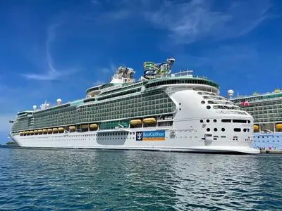Independence of the Seas docked in Nassau