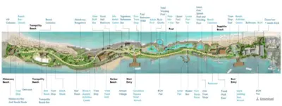 Conceptual master plan for Nassau Beach Club