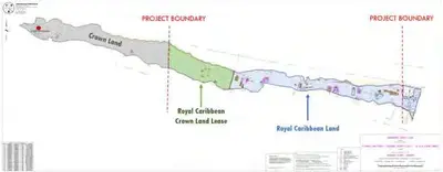 Royal Caribbean land ownership in Nassau