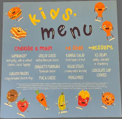 Kids MDR menu