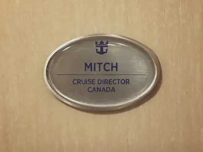 Crew member nametag