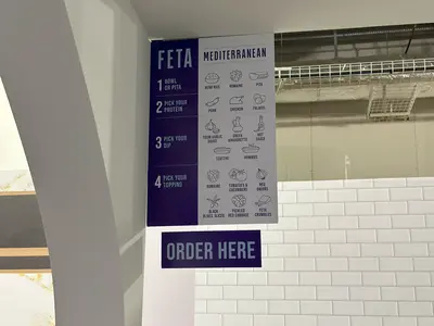 Feta menu