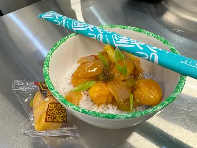 Sweet and sour chicken from GNGR
