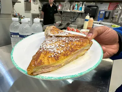 Monte Cristo sandwich from Toast and Garden