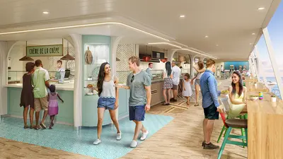 I walked through Royal Caribbean's new food hall concept and it could ...