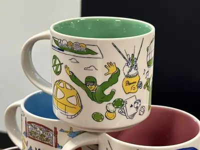 Starbucks 'Been There' mugs of Royal Caribbean ships