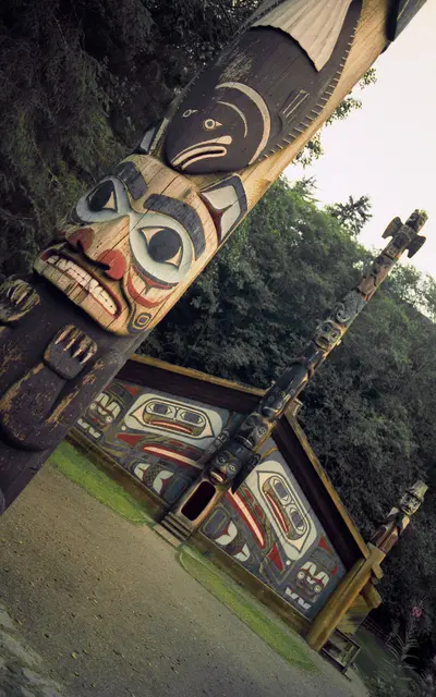 Totem Poles and Clan House