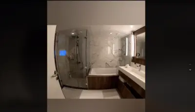 captain-kate-mccue-bathroom-celebrity-edge captain-kate-mccue-bathroom-celebrity-edge