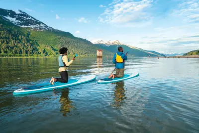 Alaska paddleboarding excursion