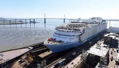 Utopia of the Seas floated out