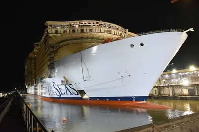 Utopia of the Seas floated out