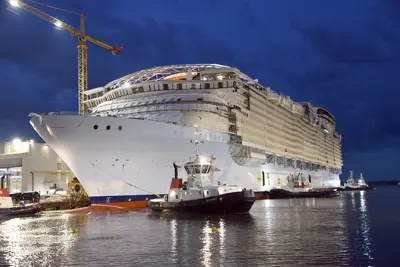 Utopia of the Seas floated out