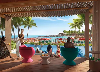 Hideaway Beach Club render