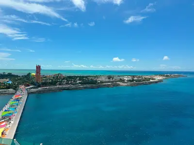 Hideaway Beach from the ship