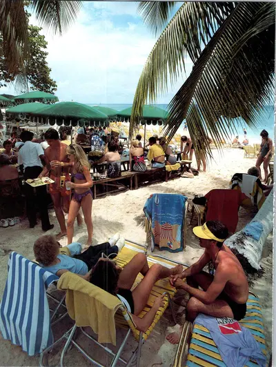 Beach excursion in the 1980s