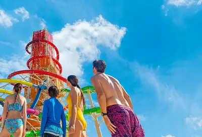 Family at Thrill Waterpark