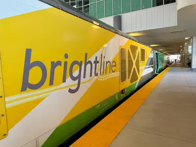 Brightline train car