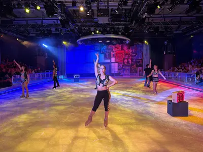 Allure of the Seas ice skating show