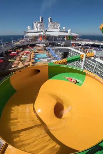 Waterslides on symphony of the seas