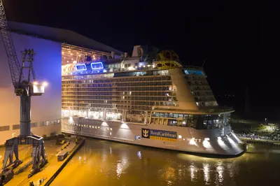 Spectrum of the Seas floated out