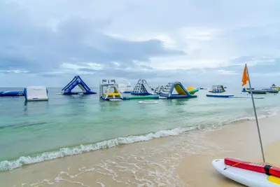 Inflatables at Paradise Beach