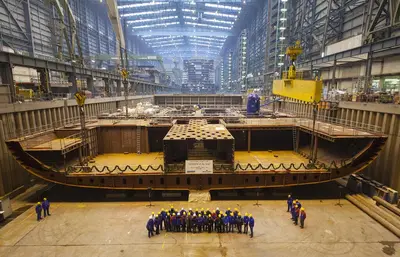 Anthem of the Seas keel laying