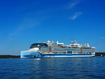 Icon of the Seas in the ocean