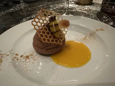 Icon of the Seas Empire Supper Club chocolate beehive