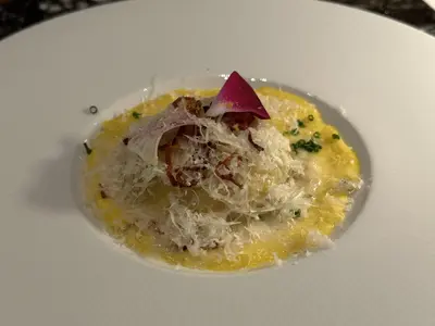 Icon of the Seas Empire Supper Club raviolo