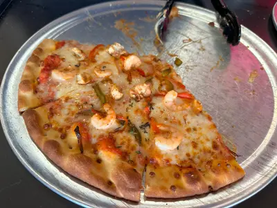 Shrimp pizza