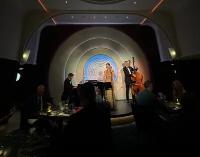 Icon of the Seas Empire Supper Club trio